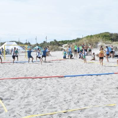 Juegos Universitarios de playa, año 2022. Imagen extraída del Facebook Uni Puerto Madryn