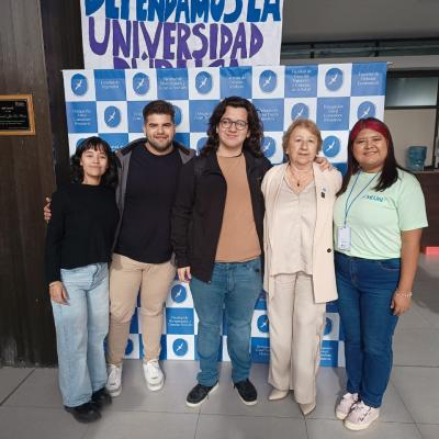 Jorge Soto, Facultad de Humanidades y Ciencias Sociales, Trabajo social territorial. En el acto por los 50 años de la UNPSJB. Sede Comodoro Rivadavia 
