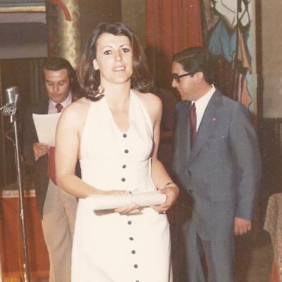 Universidad privada. Colación de grado, año 1975. Museo Nacional del Petróleo