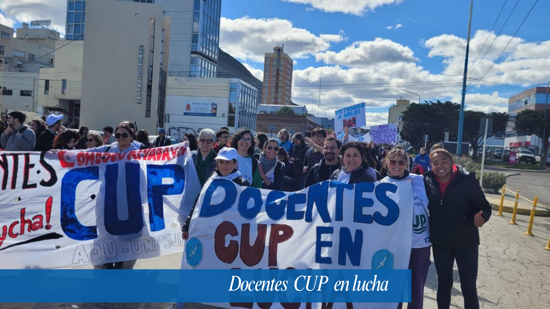 Docentes en lucha