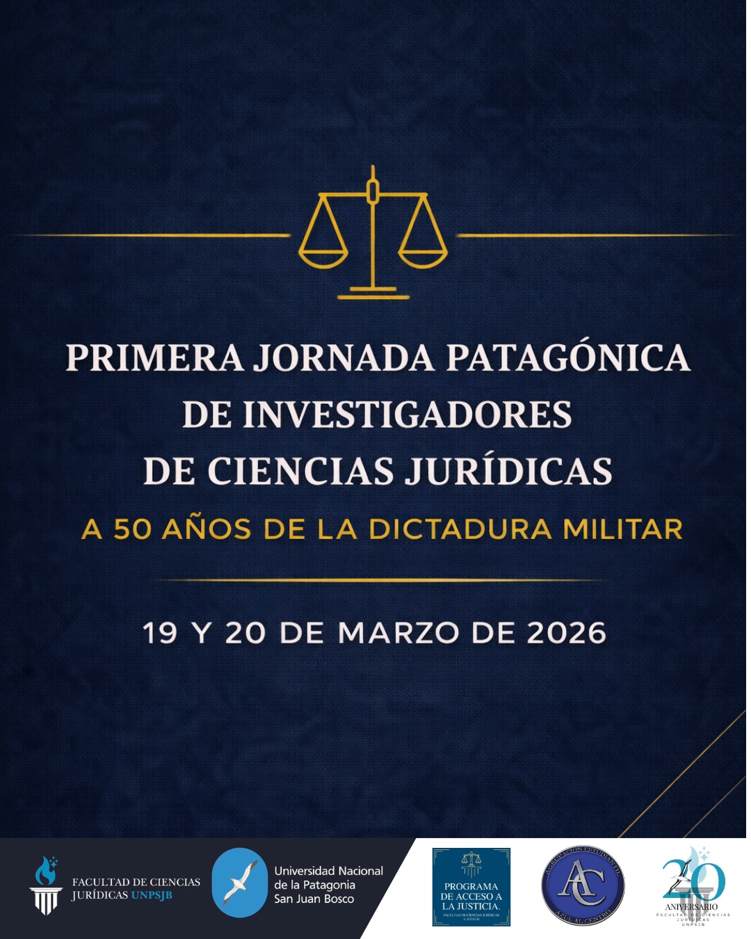 Primera Jornada Patagónica de Investigadores en Ciencias Jurídicas